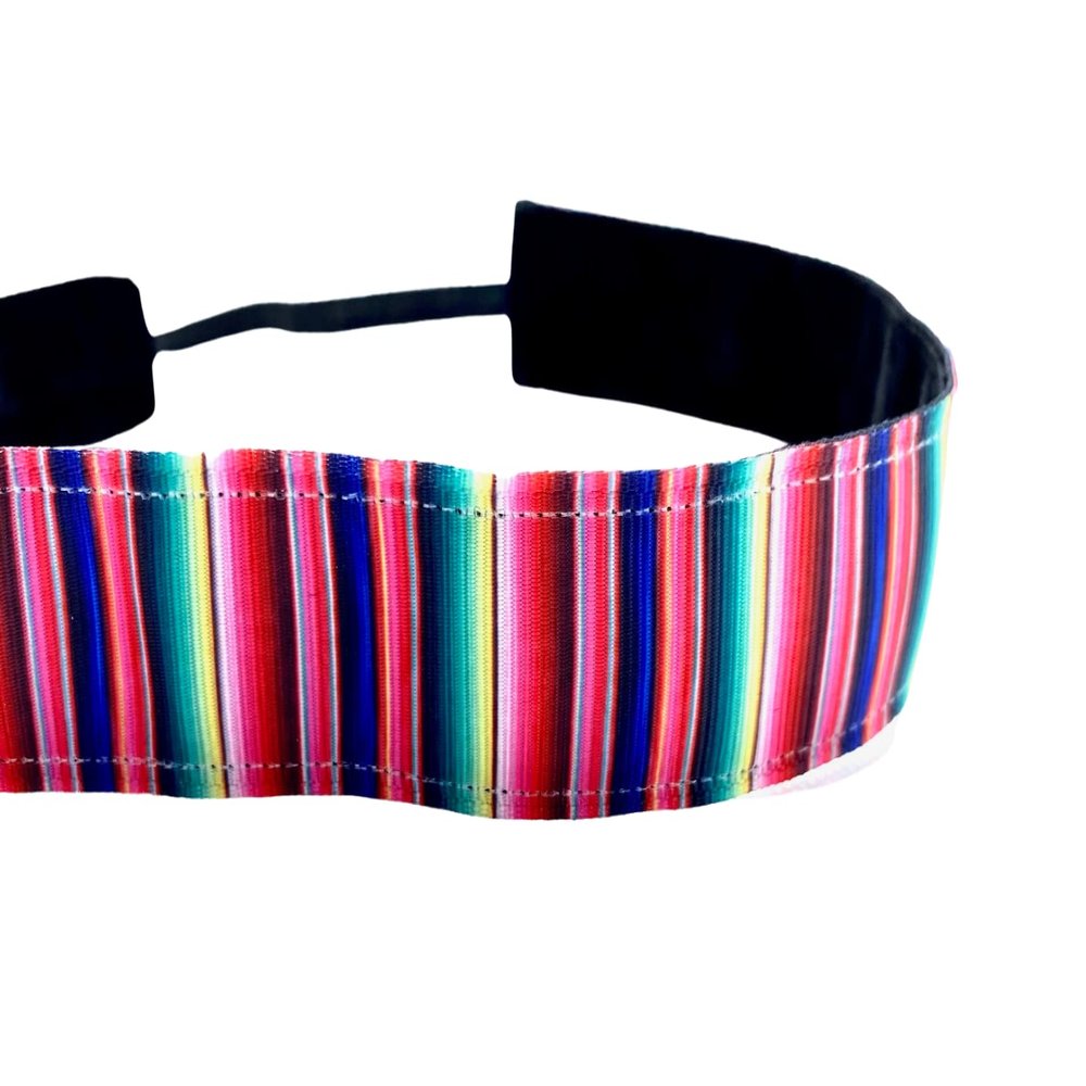 Rainbow Headband. Pride headband. Mexico headband. 7/8" width. Handmade in the USA.