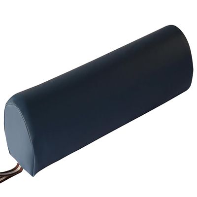 Master Massage Massage Bolster,Pillow Cushion, PU Upholstery, 100% Memory Foam, for Massage/Spa/Beauty/Tattoo/Back Pain Relief, (6" 3/4-round, Royal Blue)