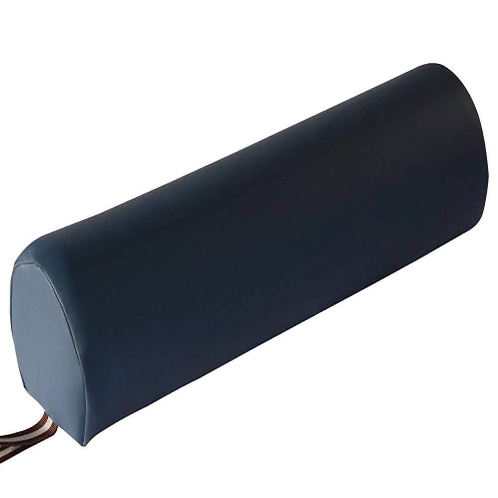 Master Massage Massage Bolster,Pillow Cushion, PU Upholstery, 100% Memory Foam, for Massage/Spa/Beauty/Tattoo/Back Pain Relief, (6" 3/4-round, Royal Blue)