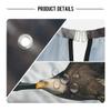 Barber Cape - American Animal Eagle Hairdresser Cape Cape Salon; Waterproof Barber Styling Cape Professional Hair Cutting Hair Cutting Accessories 55" x 65" view 3