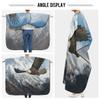 Barber Cape - American Animal Eagle Hairdresser Cape Cape Salon; Waterproof Barber Styling Cape Professional Hair Cutting Hair Cutting Accessories 55" x 65" view 4