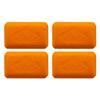 ASANTEE PAPAYA & HONEY Soap Bars with Vitamin C,E and Q10 Skin Cleansing 4.40 Oz (Pack of 4) view 3