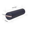 Master Massage 6 Inch Massage Bolster Pillow Pad  100% PU Upholstery Full Round Massage Bolster, SPA Table Support Cushion Pillow Pad with Zipper (Royal Blue) view 2