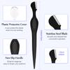 Mudder 21 Pcs Eyebrow Razor Eyebrow Shaver Facial Razor Multipurpose Face Trimmers with Precision Cover for Women Makeup Care Tools(Black) view 2