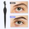 Mudder 21 Pcs Eyebrow Razor Eyebrow Shaver Facial Razor Multipurpose Face Trimmers with Precision Cover for Women Makeup Care Tools(Black) view 3