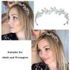 Jorsnovs Fashion Bridal Headpieces for Wedding Bride Hair Accessories Cubic Zirconia Headbands for Women CZ Birthday Gifts view 3
