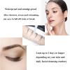 22 Pairs 4D Eyebrows Tattoo, Hair-Like Authentic Eyebrows, Eyebrows Tattoo Peel Off, Long Lasting Natural False Eyebrows Makeup Sticker for Eyebrow Grooming Shaping (Black) view 4