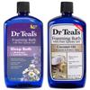 Dr Teal's Foaming Bath Variety Gift Set (2 Pack, 34oz Ea) - Melatonin Sleep Bath, Nourish & Protect with Coconut Oil - Essential Oils Blended with Pure Epsom Salt Ease Pain & Promote Better Sleep view 1