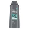 DOVE MEN + CARE Men 2 in 1 Shampoo and Conditioner Eucalyptus + Birch for Healthy-Looking Hair Naturally Derived Plant Based Cleansers 20.4 oz view 1