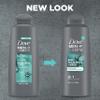 DOVE MEN + CARE Men 2 in 1 Shampoo and Conditioner Eucalyptus + Birch for Healthy-Looking Hair Naturally Derived Plant Based Cleansers 20.4 oz view 3