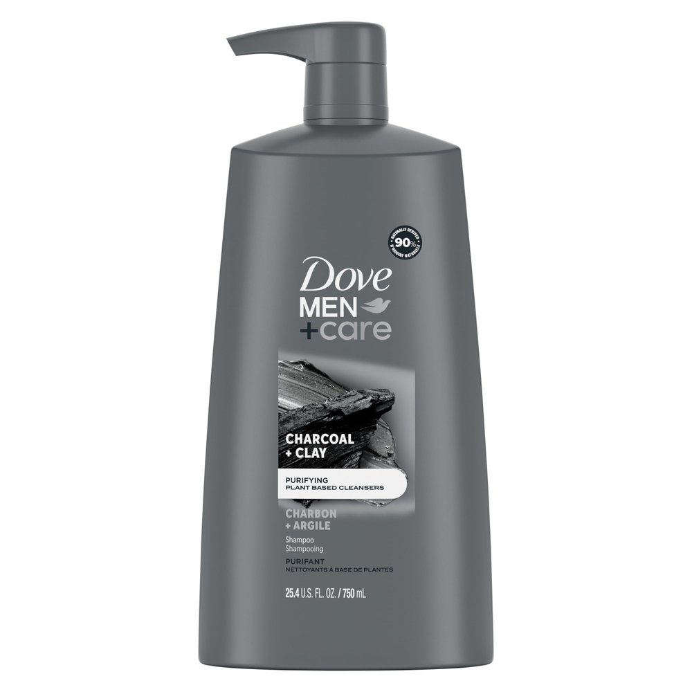 100% recycled & recyclable plastic bottle. Cruelty-free shampoo. Globally, Dove does not test on animals.