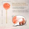 4 Pieces Loofah Back Scrubber Bath Sponge with Wooden Handle Long Handle Sponge Mesh on a Stick for Shower Exfoliating Bath Body Brush Luffa Back Brush for Women Men (Blue, Orange, Yellow, Green) view 3
