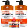 BELLISSO Keratin Shampoo and Conditioner Set and Keratin Hair Mask view 1