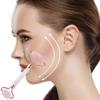 AKOAK Natural Rose Quartz Stone Roller Massager, Anti-wrinkle Massage Facial Relaxation Skin Care Tool, Jade Beauty Set view 4