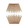 6 Pairs Interlocking Hair Combs Double Side Comb Hair Jaw Clamps Hair Clips Ponytail Holder Hair Styling Accessories for Women Ladies Girls (Mixed Color) view 2