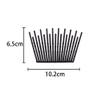 6 Pairs Interlocking Hair Combs Double Side Comb Hair Jaw Clamps Hair Clips Ponytail Holder Hair Styling Accessories for Women Ladies Girls (Mixed Color) view 4