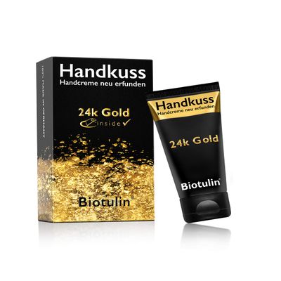 Biotulin Handkuss Hand Cream Lotion Reinvented 50ml For Hands Soft As Silk, 1.7 oz Creme