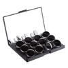Allwon Empty Magnetic Eyeshadow Makeup Palette with Mirror and 12Pcs 26mm Round Metal Pans view 2