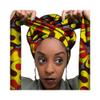 AFRICSTYLE African Print Hair Bonnet Turbans Head Scarf Headwraps for Women Sleeping Ankara view 1