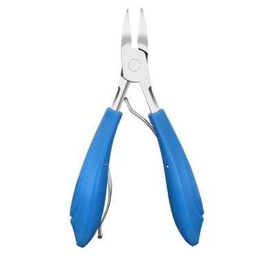 AKOAK 1 Pack Special-Purpose Stainless Steel Nail Clippers Eagle Olecranon Pedicure Clippers Nail Grooves Cleaning Scissors Manicure Manicure Dead Skin Scissors (Blue)