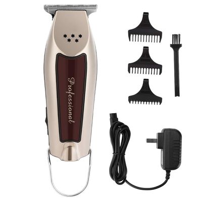 JoyGlow Cordless T-Blade Trimmer - 5 Star Compact Precision Trimmer for Lining & Close Trimming, Professional Hair Cutting Kit for Barbers and Stylists (Silver)