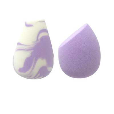 The Crme Shop Next Gen Blender Set, Makeup Sponges for Foundation, Makeup Sponge Set, Tri-Cut & Edge Cut Makeup Sponges, Percision Tip (Purple)