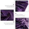 Beaupretty 1pc Satin Double Layer Shower Cap for Women Reusable Soft and Lightweight Hair for Bathing Spa and Cooking for All Hair Types view 2