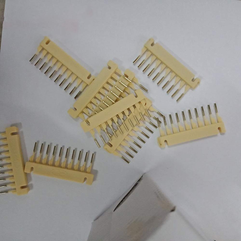 40pcs Clips Hair Extension Buckle, 6D Hair Ponytail Accessory Tool Kit for Hairextension Machine Quick No-Trace Easy Connection for Faster Natural Real Hair Extension