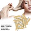 40pcs Clips Hair Extension Buckle, 6D Hair Ponytail Accessory Tool Kit for Hairextension Machine Quick No-Trace Easy Connection for Faster Natural Real Hair Extension view 4
