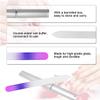 6 Pack Glass Nail File with Case, Crystal Fingernail Files Set, Double Sided Finger Nail Files, Professional Manicure Nail Care for Women, Christmas Gifts Stocking Stuffers view 2