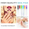 6 Pack Glass Nail File with Case, Crystal Fingernail Files Set, Double Sided Finger Nail Files, Professional Manicure Nail Care for Women, Christmas Gifts Stocking Stuffers view 4