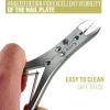 Toenail Clippers for Thick Ingrown Toenails - Professional Nail Cutter Nail Trimmer Podiatry Fingernail Clipper for Men Women Seniors Elderly Podiatrist Heavy Duty Stainless Steel Tool by Krisp Beauty view 2