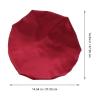 Beaupretty 1pc Double Layer Satin Shower Cap for Women Bathing Hat Hair for Cooking and Spa Use view 2