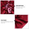 Beaupretty 1pc Double Layer Satin Shower Cap for Women Bathing Hat Hair for Cooking and Spa Use view 3