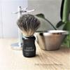 Je&Co Shaving Set,Pure badger Hair Shaving Brush with Steel Stand and Steel Bowl view 2