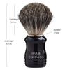 Je&Co Shaving Set,Pure badger Hair Shaving Brush with Steel Stand and Steel Bowl view 3