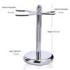 Je&Co Shaving Set,Pure badger Hair Shaving Brush with Steel Stand and Steel Bowl view 4