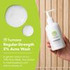 humane Benzoyl Peroxide Face Wash - 5% Regular-Strength Acne Face Wash For Skin, Back & Body - 8 Fl Oz - Dermatologist-Tested Non-Foaming Cleanser - Benzoyl Peroxide Acne Treatment - Cruelty-Free view 2