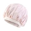 Magik Women Satin Night Sleep Cap Hair Bonnet Hat Silk Head Cover Wide Elastic Band (2 Pack, Champagne) view 1