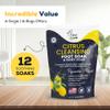 FOOT CURE Citrus Detox Foot Soak with Epsom Salts  for Foot Callus, Damaged Toenail Appearance, Pedicure Spa, and Soothing Sore, Tired Feet - 16 oz (Pack of 1) view 4