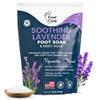 FOOT CURE Soothing Lavender Foot Spa with Epsom Salt Bath Soak  Pedicure Foot Soak Tub & Feet Massager Spa  Relaxing Scrubber & Dead Skin Remover  Ionic Foot Bath Detox for Feet Care (Pack of 1) view 1