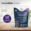 FOOT CURE Soothing Lavender Foot Spa with Epsom Salt Bath Soak  Pedicure Foot Soak Tub & Feet Massager Spa  Relaxing Scrubber & Dead Skin Remover  Ionic Foot Bath Detox for Feet Care (Pack of 1) view 3