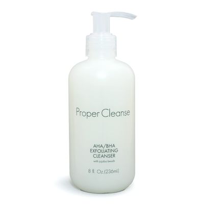 KarmaCeuticles Proper Cleanse AHA/BHA Exfoliating Cleanser with Jojoba Oil 8 oz