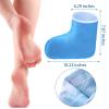 Paraffin Wax Mitts for Hand and Feet Paraffin Mitts and Booties Terry Cloth Booties Essential Oil Gloves for Hand Foot Care Spa Pedicure Thermal Treatment Wax Accessories(Blue) view 3