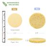 50-Count Compressed Facial Sponges for Daily Cleansing and Gentle Exfoliating, 100% Natural Cellulose Spa Sponge Perfect for Removing Dead Skin, Dirt and Makeup view 4