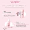 Nacific Pink AHA BHA Kit (Cleansing Foam, Toner, Serum, Cream) Travel Size Skin Care Set view 3