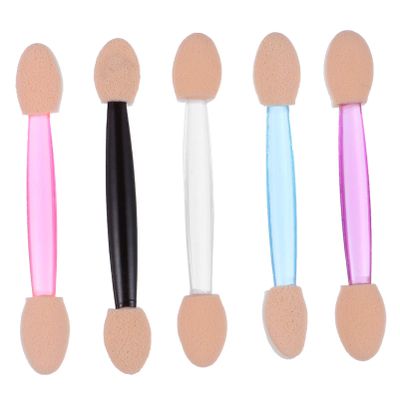 5 Boxes Double Ended Eyeshadow Brush Makeup for Women Dual Sides Eyeshadow Sponge Applicator Eyeshadow Brush Sponge Double Sided Miss Non Latex Eye Shadow Stick