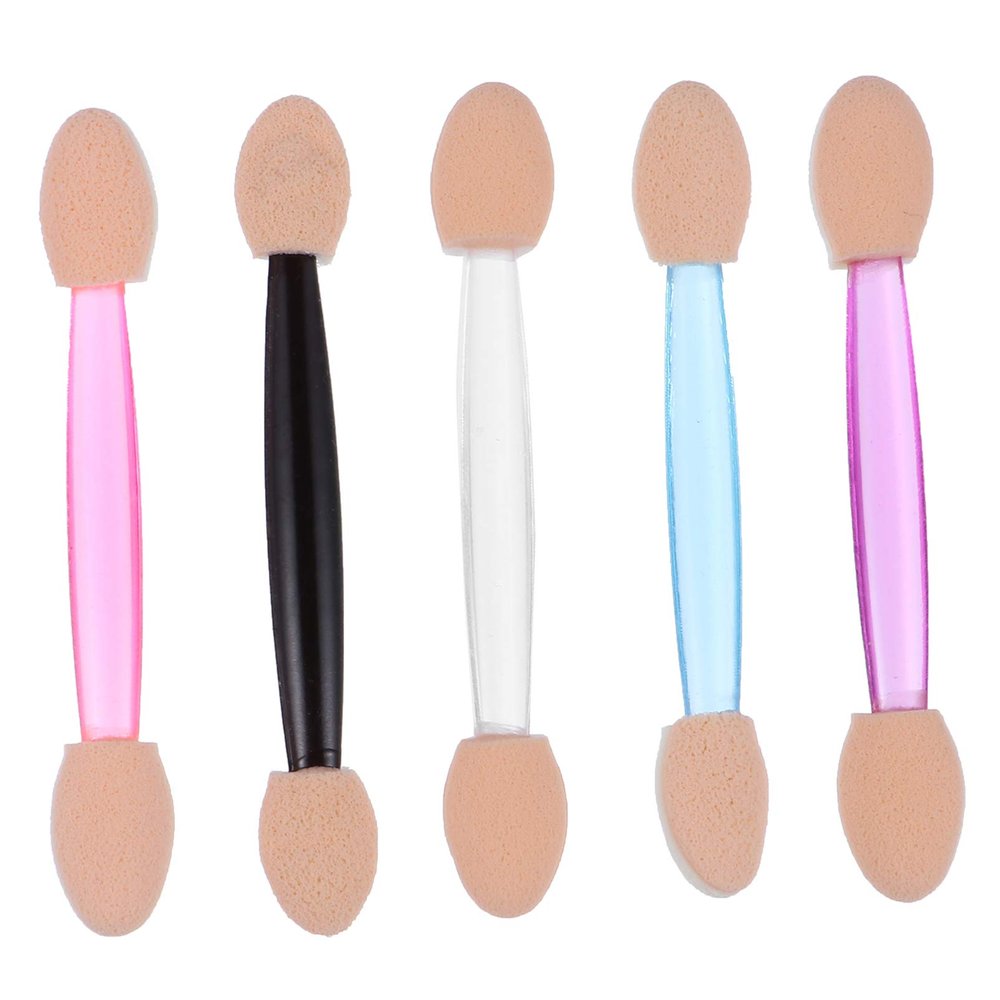 5 Boxes Double Ended Eyeshadow Brush Makeup for Women Dual Sides Eyeshadow Sponge Applicator Eyeshadow Brush Sponge Double Sided Miss Non Latex Eye Shadow Stick