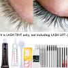 Black Lash T-i-n-t Kit, Keratin Black Eyelash D-y-e and Eyebrow T-i n t, 6 Week Voluminous Brow T-int, T-inting Look For Lash Perm/Lift/Lamination Treatment Dark Eyelash T-int Kit Only view 4