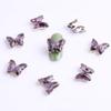 10pcs/Lot 1512mm Nail Art Decorations 3D Nail Supplies Crystal Gold Butterfly Nail Sticker Rose DIY Handmade Decorations (7) view 1